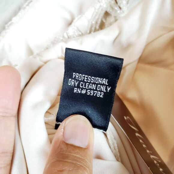 Hailey Laced Ruched Mini Sleeveless Satin Cut-out Back Cocktail Dress NWT 4 - Picture 8 of 11